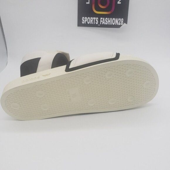 adidas x Pharrell Williams Adilette 2.0 'Black' GZ1892 Size Men 10 / Wmn 11 - Picture 5 of 7